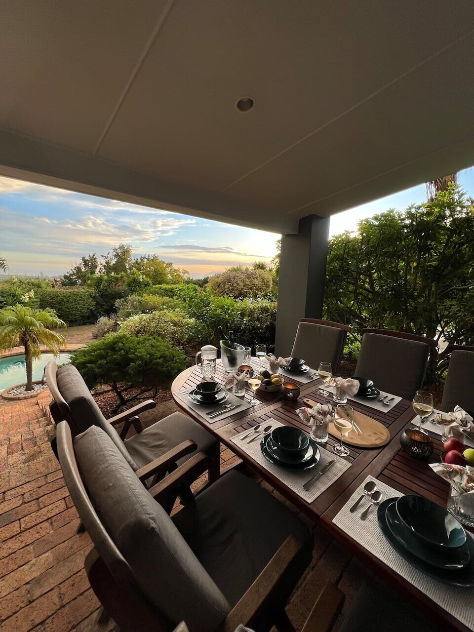 Überdachte Terrasse von LBA9